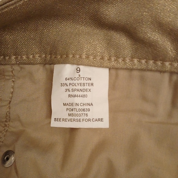 💢SOLD💢GOLD PANTS ✨ - Size 9 - Picture 7 of 7